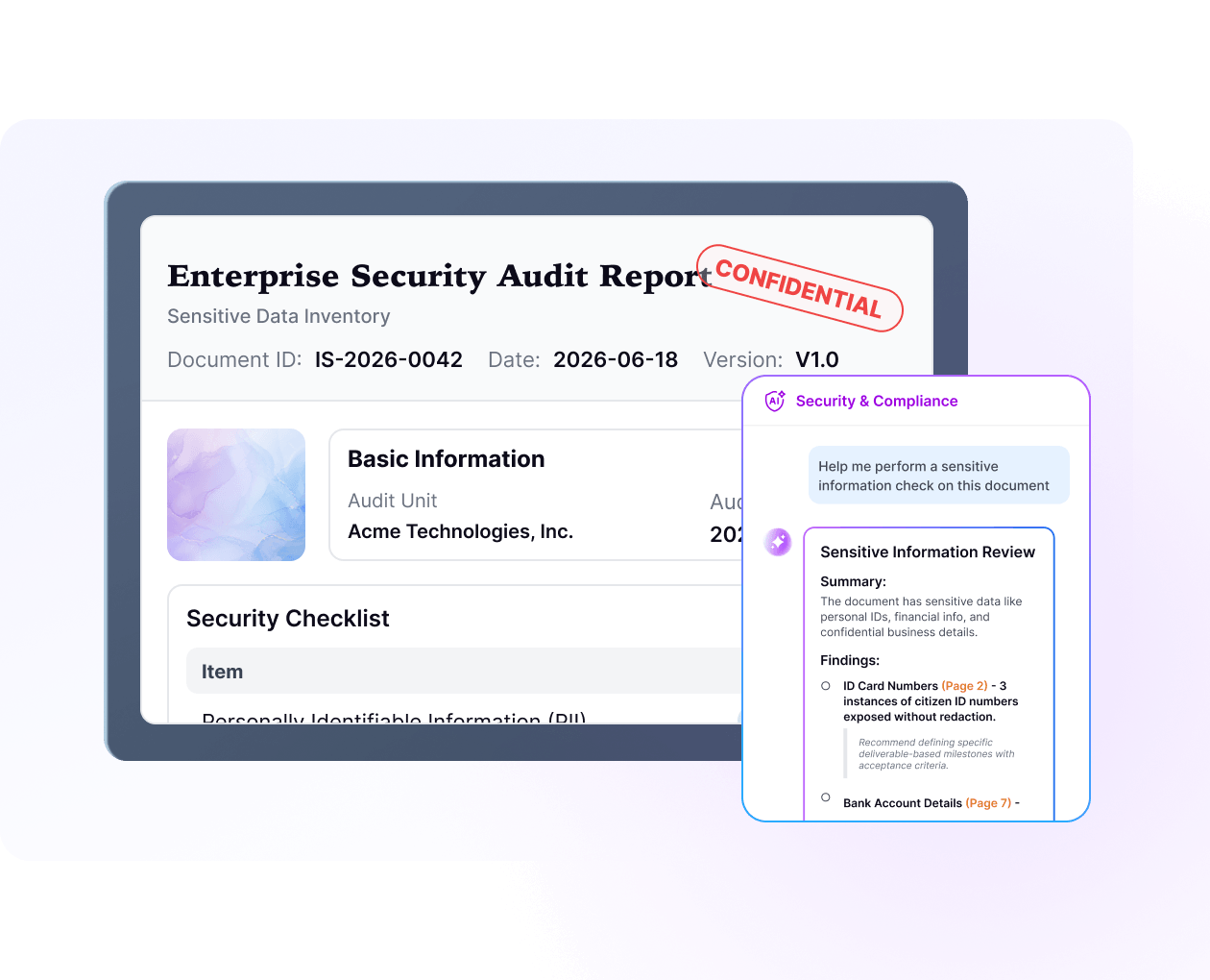 Security & Compliance