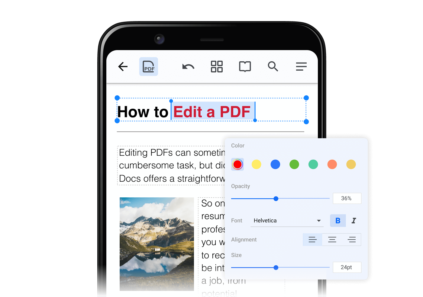 PDF edit