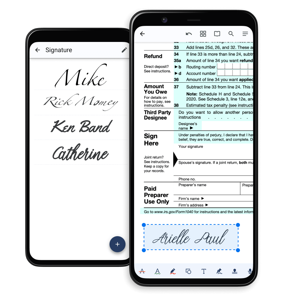 pdf fill and sign