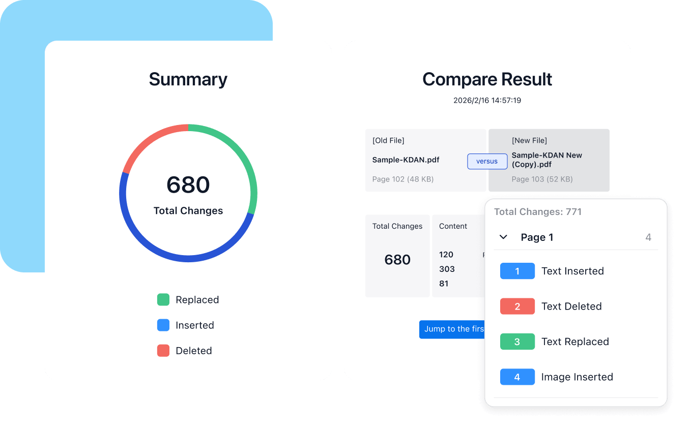 pdf compare documents