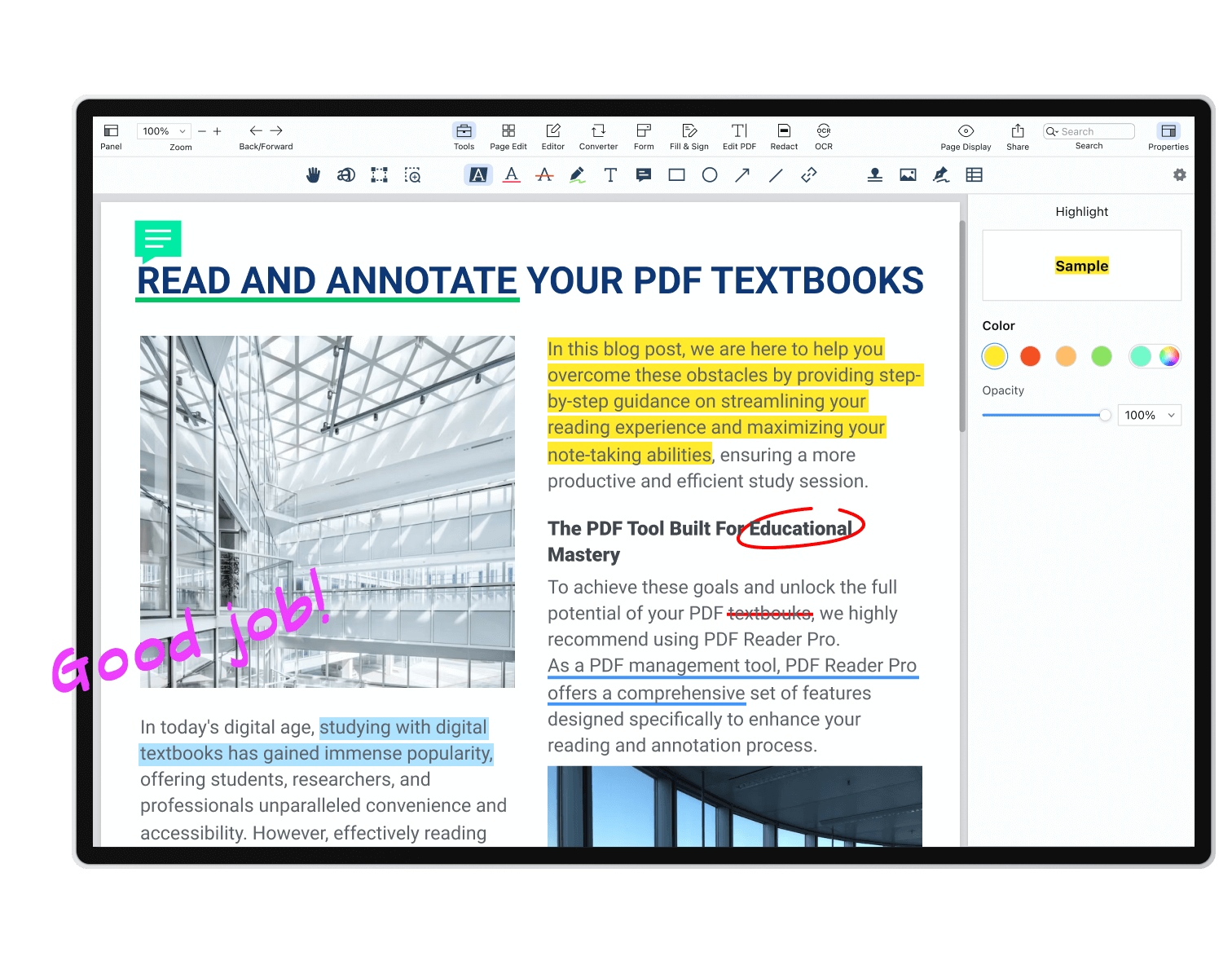 Annotate PDFs by Diverse Tools